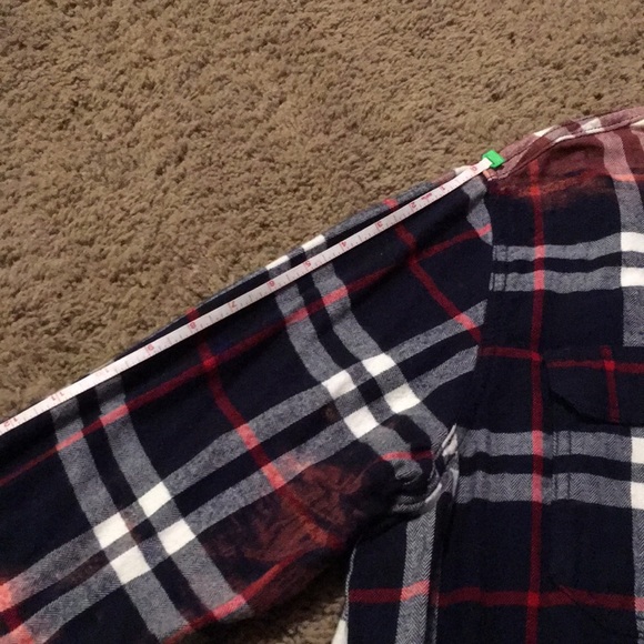 Custom design flannel shirt “Farm Fresh Eggs” Sz Large - Picture 15 of 16